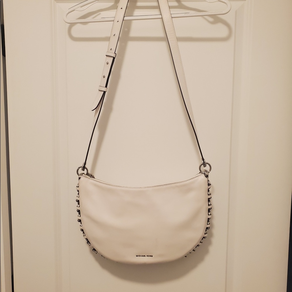 White Michael Kors Crossbody purse